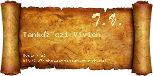 Tankóczi Vivien névjegykártya